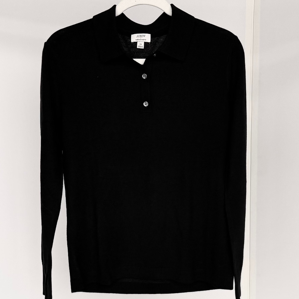 J.Crew Merino Blend collard  Sweater
